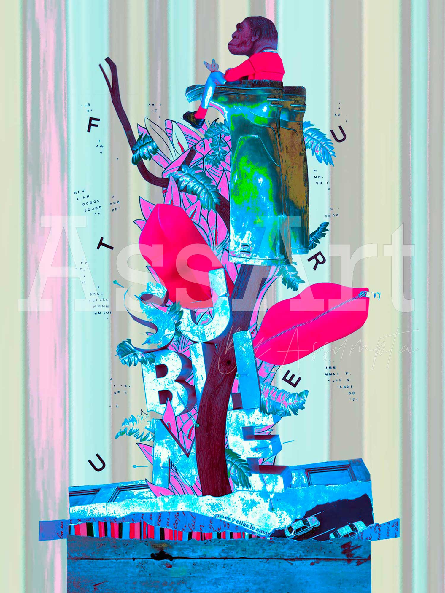 Sublime future - Rayas azules